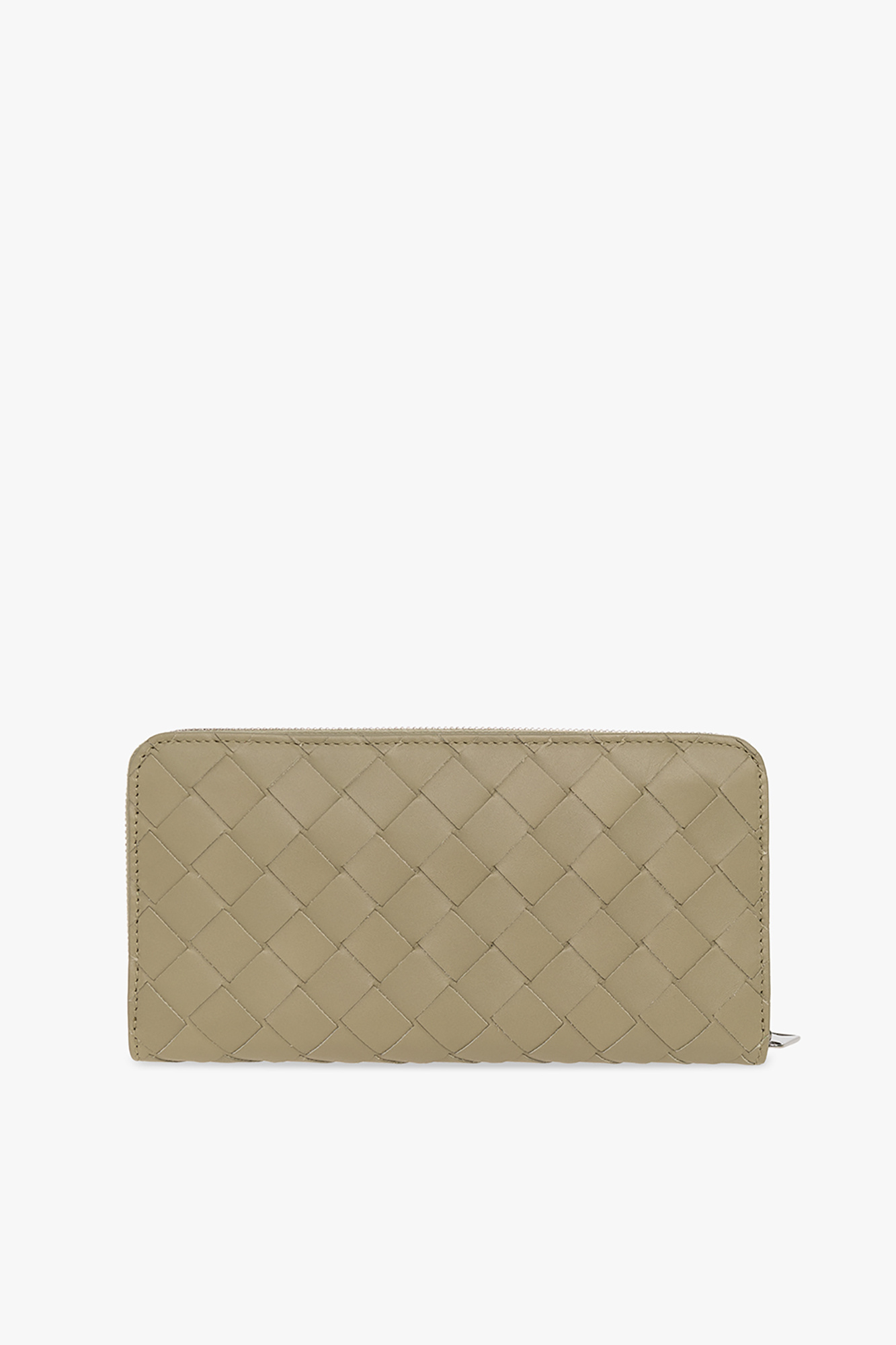 Bottega Veneta asymmetric V-neck knit top - Beige Wallet